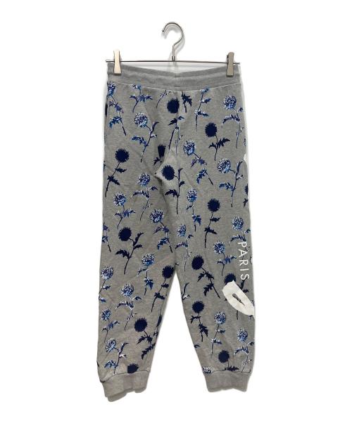 KENZO（ケンゾー）KENZO (ケンゾー) 総柄スウェットパンツ グレー サイズ:XSの古着・服飾アイテム