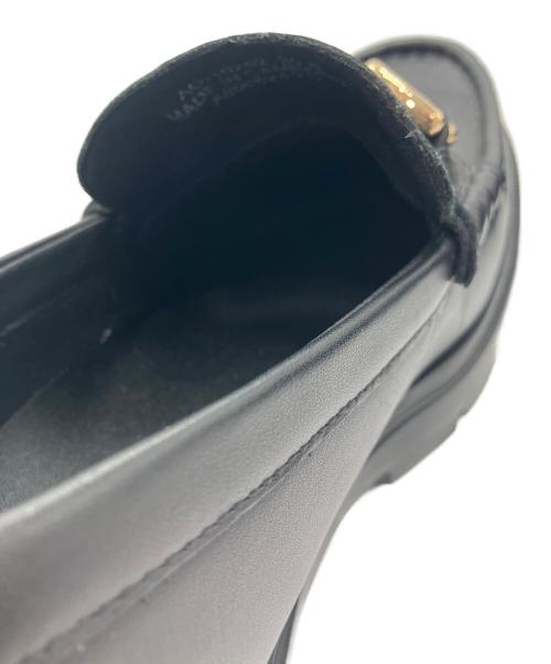 AcureZ（アキュアーズ）AcureZ (アキュアーズ) 全天候型カジュアルビットローファー　ASICS　	GORE-TEX　AO-10252 ブラック サイズ:25cmの古着・服飾アイテム