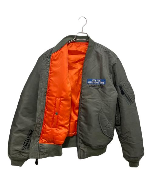 AVIREX（アヴィレックス）AVIREX (アヴィレックス) ピンナップガール フライトジャケット オリーブ サイズ:XLの古着・服飾アイテム