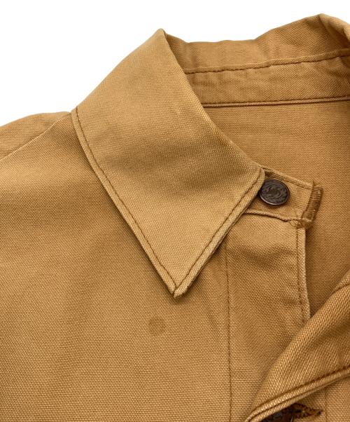 Pointer（ポインター）POINTER (ポインター) カバーオール　USA製 ブラウン サイズ:Sの古着・服飾アイテム