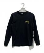 stussyステューシー）の古着「beat crazy tee」｜ブラック