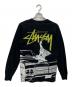 stussy (ステューシー) beat crazy tee ブラック サイズ:S：7000円