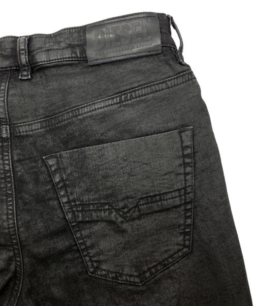 DIESEL（ディーゼル）DIESEL (ディーゼル) コーティングスキニーパンツ ブラック サイズ:W25の古着・服飾アイテム