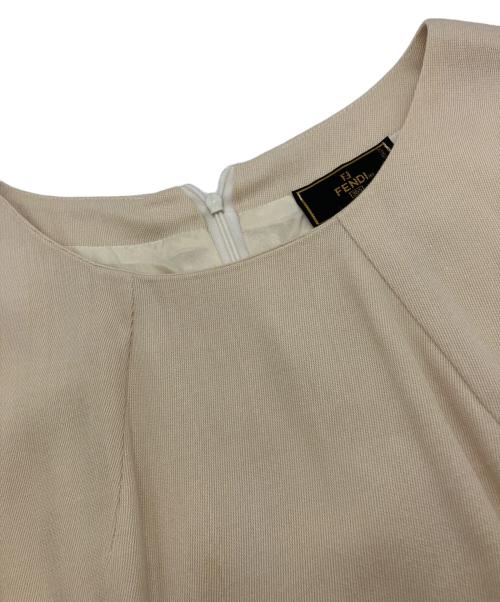 FENDI（フェンディ）FENDI (フェンディ) ノースリーブワンピース アイボリー サイズ:40の古着・服飾アイテム