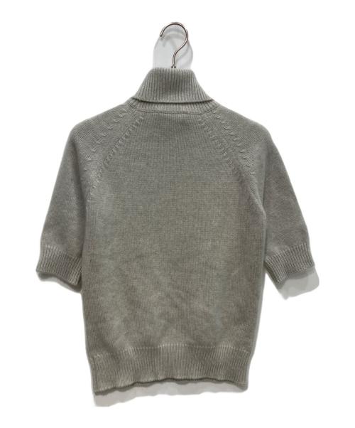 CELINE（セリーヌ）CELINE (セリーヌ) S/Sカシミヤハイネックニット グレー サイズ:Lの古着・服飾アイテム