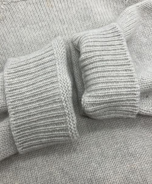 CELINE（セリーヌ）CELINE (セリーヌ) S/Sカシミヤハイネックニット グレー サイズ:Lの古着・服飾アイテム