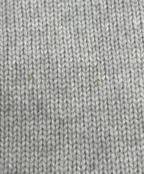 CELINE（セリーヌ）CELINE (セリーヌ) S/Sカシミヤハイネックニット グレー サイズ:Lの古着・服飾アイテム