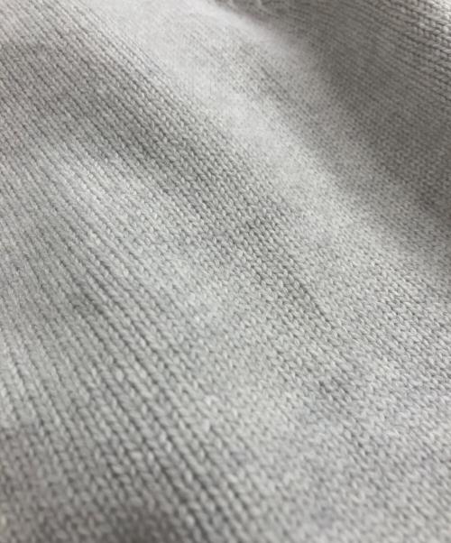 CELINE（セリーヌ）CELINE (セリーヌ) S/Sカシミヤハイネックニット グレー サイズ:Lの古着・服飾アイテム