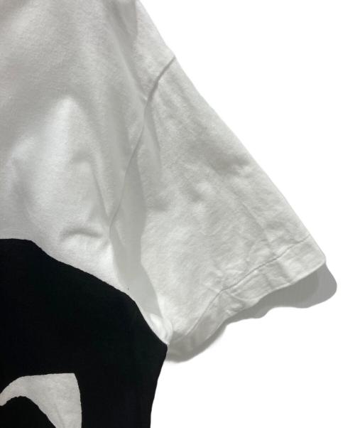 PLAY COMME des GARCONS（プレイコムデギャルソン）PLAY COMME des GARCONS (プレイコムデギャルソン) デカブラックハートTシャツ　AX-T347 ブラック×ホワイト サイズ:XLの古着・服飾アイテム