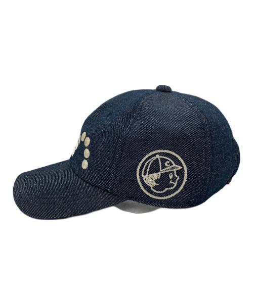 EVISU（エヴィス）EVISU (エヴィス) ドットカモメデニムキャップ ネイビーの古着・服飾アイテム