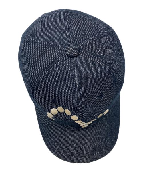 EVISU（エヴィス）EVISU (エヴィス) ドットカモメデニムキャップ ネイビーの古着・服飾アイテム