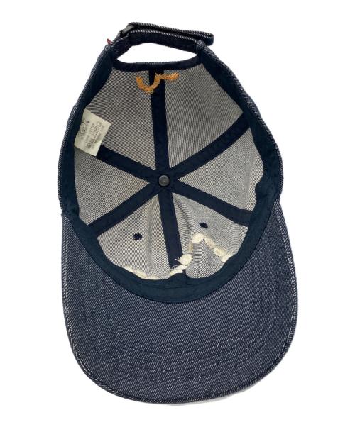 EVISU（エヴィス）EVISU (エヴィス) ドットカモメデニムキャップ ネイビーの古着・服飾アイテム