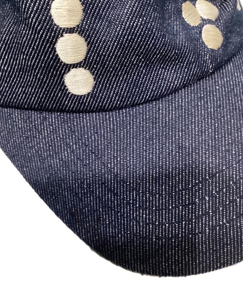 EVISU（エヴィス）EVISU (エヴィス) ドットカモメデニムキャップ ネイビーの古着・服飾アイテム