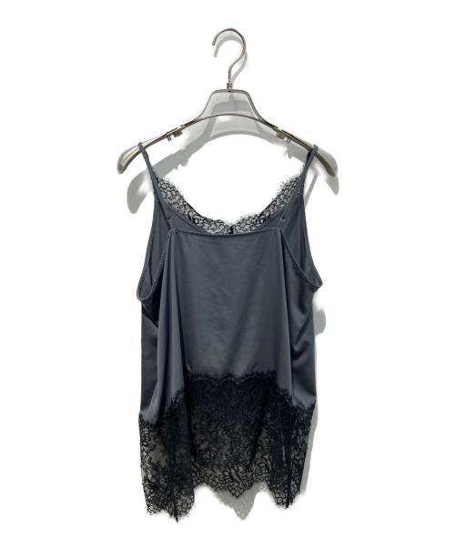 IENA（イエナ）IENA (イエナ) リバーレースサテンキャミソール 26051900508010 グレー サイズ:-の古着・服飾アイテム