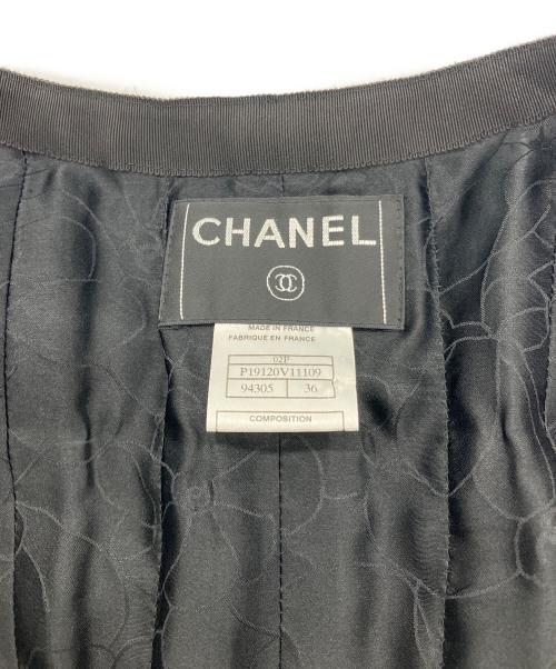 CHANEL（シャネル）CHANEL (シャネル) ツイードジャケット　 02P　P19120V11109 ネイビー サイズ:36の古着・服飾アイテム