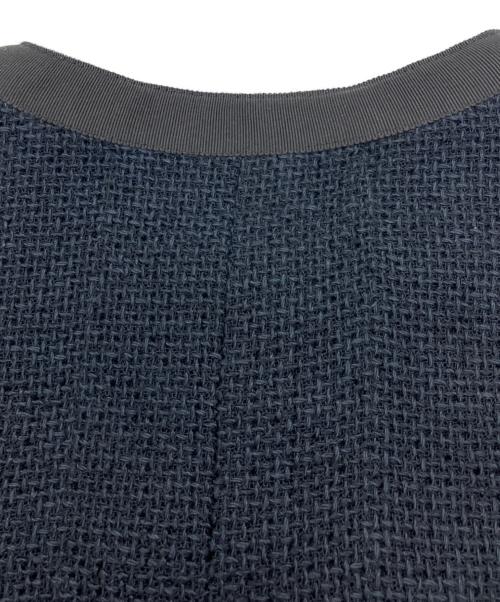 CHANEL（シャネル）CHANEL (シャネル) ツイードジャケット　 02P　P19120V11109 ネイビー サイズ:36の古着・服飾アイテム