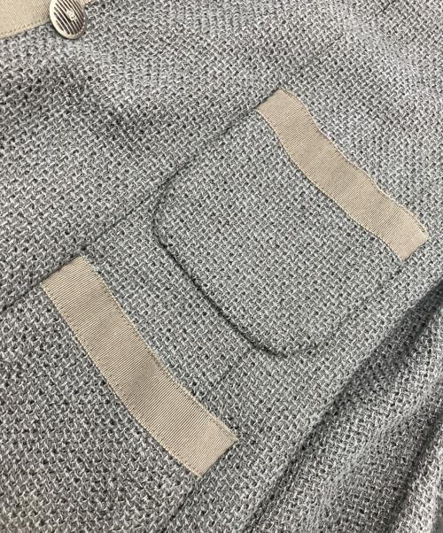 CHANEL（シャネル）CHANEL (シャネル) ツイードジャケット　 02P　P19120V11109 ネイビー サイズ:36の古着・服飾アイテム