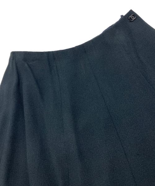 CHANEL（シャネル）CHANEL (シャネル) ココマークスカート　02C　P187444V10849 ネイビー サイズ:-の古着・服飾アイテム