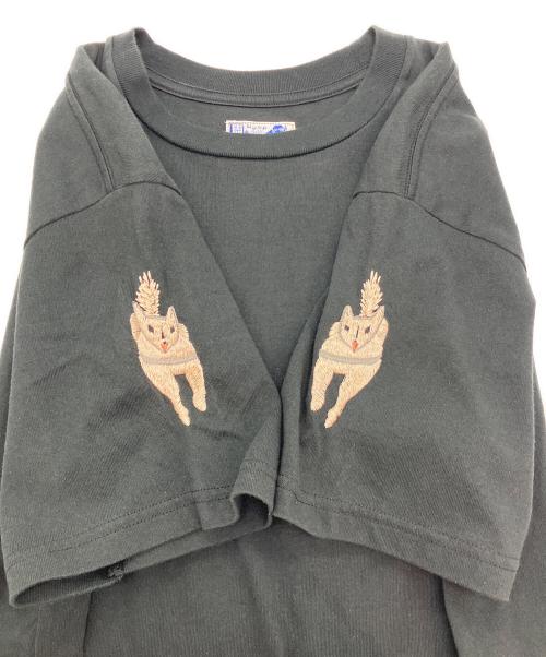 BEAMS BOY（ビームスボーイ）BEAMS BOY (ビームスボーイ) テーラー東洋 (テーラートウヨウ) 別注 ALASKA Tシャツ ブラック サイズ:-の古着・服飾アイテム