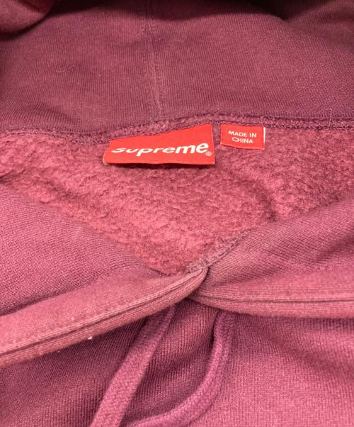 SUPREME（シュプリーム）Supreme (シュプリーム) Rhinestone Shadow Hooded Sweatshirt　22FW ボルドー サイズ:Lの古着・服飾アイテム