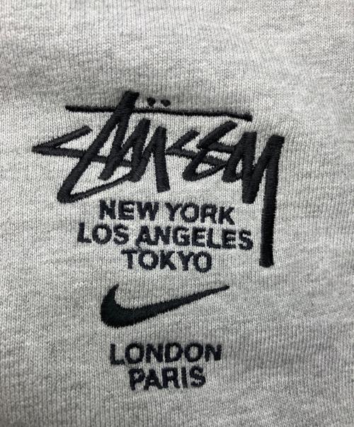 NIKE（ナイキ）NIKE (ナイキ) stussy (ステューシー) International Crewneck Sweatshirt グレー サイズ:XLの古着・服飾アイテム