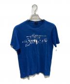 stussyステューシー）の古着「00sスカルプリントTシャツ」｜ブラック