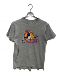 MICKEY & CO（ミッキー＆コー）の古着「ドナルドダックプリントTシャツ」｜グレー