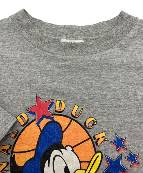 MICKEY & CO（ミッキー＆コー）MICKEY & CO (ミッキー＆コー) ドナルドダックプリントTシャツ グレー サイズ:Mの古着・服飾アイテム