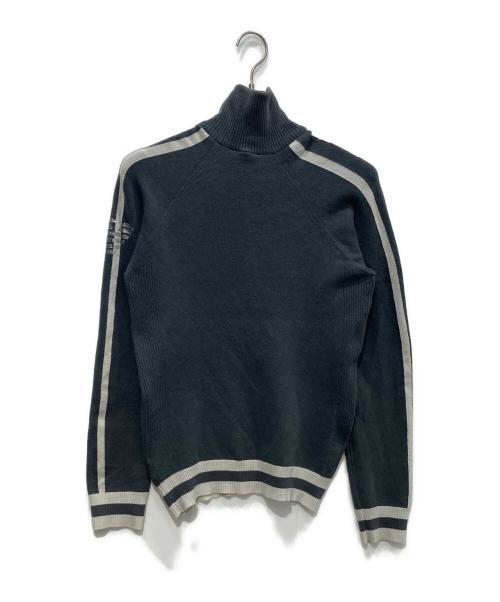 EMPORIO ARMANI（エンポリオ アルマーニ）EMPORIO ARMANI (エンポリオ アルマーニ) ジップアップニット グレー サイズ:Ｍの古着・服飾アイテム
