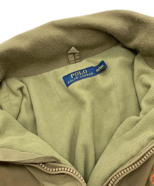 POLO RALPH LAUREN（ポロ・ラルフローレン）POLO RALPH LAUREN (ポロ・ラルフローレン) ナイロンジャケット カーキ サイズ:Lの古着・服飾アイテム