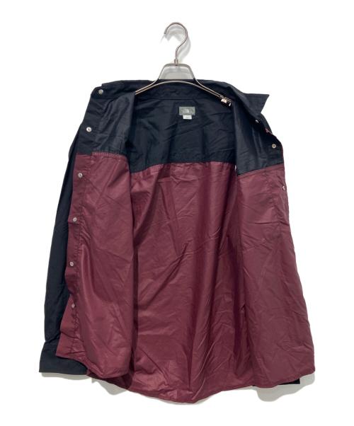 THE NORTH FACE（ザ ノース フェイス）THE NORTH FACE (ザ ノース フェイス) L/S Nuptse Shirt　NR11961 レッド×ブラック サイズ:Lの古着・服飾アイテム