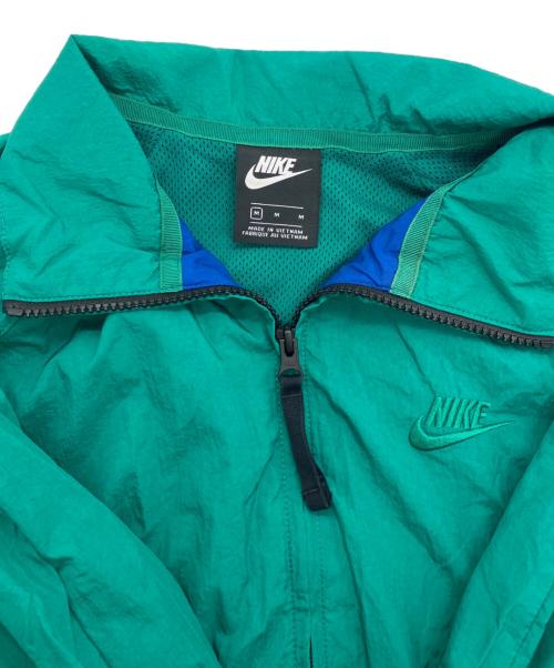 NIKE（ナイキ）NIKE (ナイキ) HBR STMT WOVEN JKT　AR3133-340 グリーン×ブルー サイズ:Mの古着・服飾アイテム