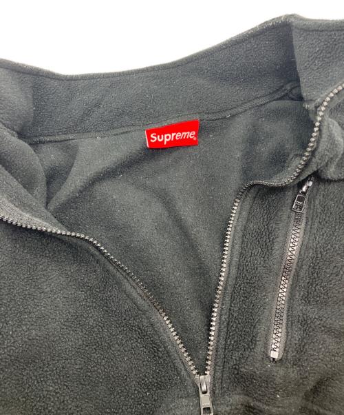 SUPREME（シュプリーム）SUPREME (シュプリーム) Polartec Half Zip Pullover　21FW ブラック サイズ:Lの古着・服飾アイテム
