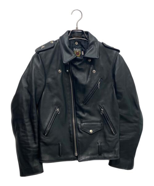 Schott（ショット）Schott (ショット) ONESTAR RIDERS JKT ブラック サイズ:34の古着・服飾アイテム