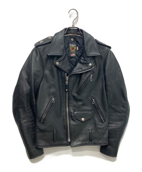 Schott（ショット）Schott (ショット) ONESTAR RIDERS JKT ブラック サイズ:34の古着・服飾アイテム