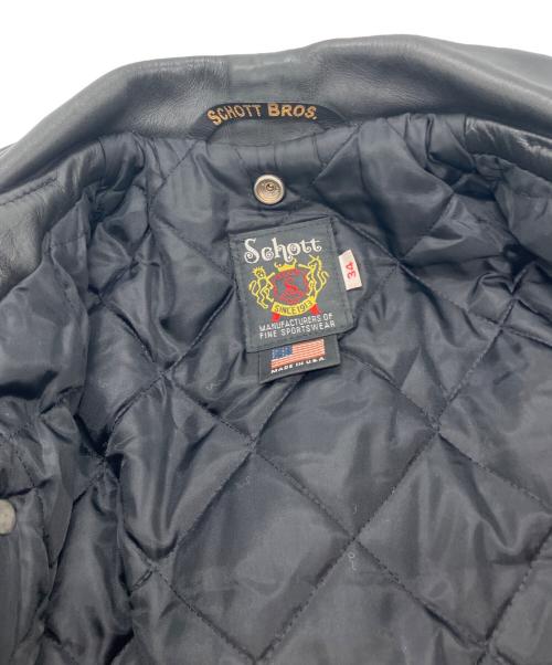 Schott（ショット）Schott (ショット) ONESTAR RIDERS JKT ブラック サイズ:34の古着・服飾アイテム