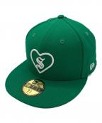 SUPREME×New Eraシュプリーム×ニューエラ）の古着「Heart Cap　17FW」｜グリーン