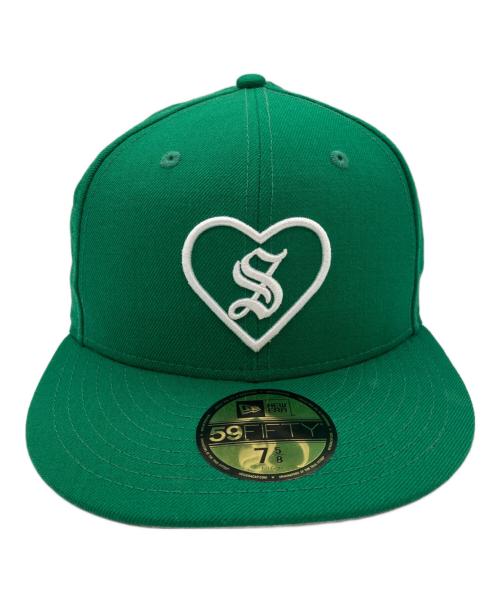 SUPREME（シュプリーム）Supreme (シュプリーム) New Era (ニューエラ) Heart Cap　17FW グリーン サイズ:-の古着・服飾アイテム