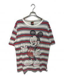 DISNEY（ディズニー）の古着「90sミッキープリントTシャツ」｜ホワイト