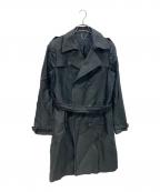 BALENCIAGAバレンシアガ）の古着「トレンチコート　2008年　ニコラ期 」｜ブラック