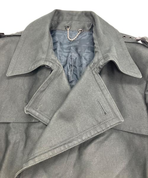 BALENCIAGA（バレンシアガ）BALENCIAGA (バレンシアガ) トレンチコート　2008年　ニコラ期  ブラック サイズ:48の古着・服飾アイテム