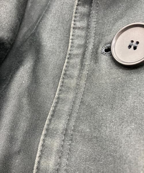 BALENCIAGA（バレンシアガ）BALENCIAGA (バレンシアガ) トレンチコート　2008年　ニコラ期  ブラック サイズ:48の古着・服飾アイテム
