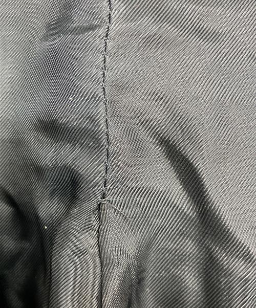 BALENCIAGA（バレンシアガ）BALENCIAGA (バレンシアガ) トレンチコート　2008年　ニコラ期  ブラック サイズ:48の古着・服飾アイテム