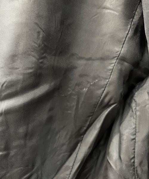 BALENCIAGA（バレンシアガ）BALENCIAGA (バレンシアガ) トレンチコート　2008年　ニコラ期  ブラック サイズ:48の古着・服飾アイテム