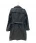 BALENCIAGA (バレンシアガ) トレンチコート　2008年　ニコラ期  ブラック サイズ:48：30000円