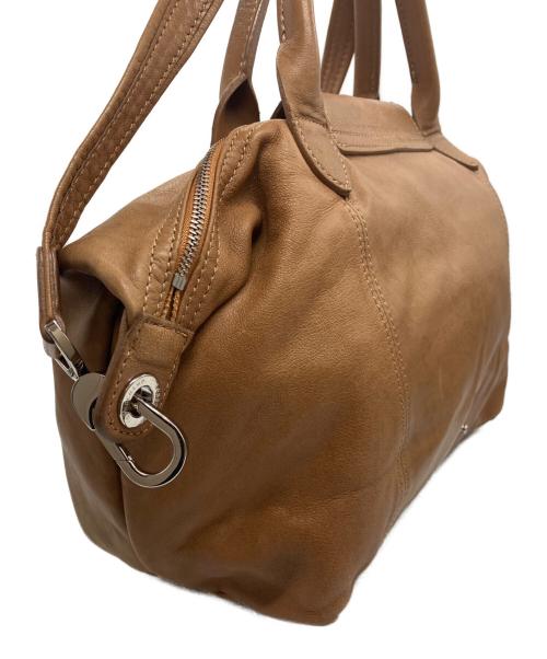 LONGCHAMP（ロンシャン）LONGCHAMP (ロンシャン) レザートートバッグ　1512737016 ブラウンの古着・服飾アイテム