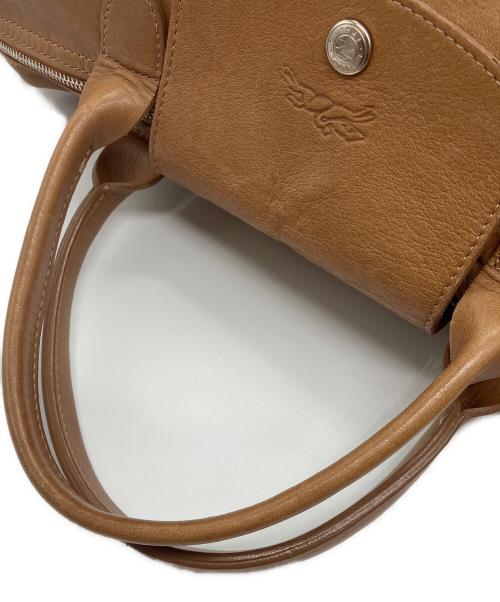 LONGCHAMP（ロンシャン）LONGCHAMP (ロンシャン) レザートートバッグ　1512737016 ブラウンの古着・服飾アイテム