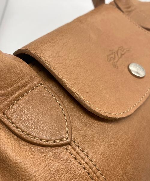 LONGCHAMP（ロンシャン）LONGCHAMP (ロンシャン) レザートートバッグ　1512737016 ブラウンの古着・服飾アイテム