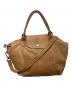 LONGCHAMP（ロンシャン）の古着「レザートートバッグ　1512737016」｜ブラウン