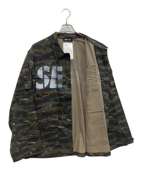 WIND AND SEA（ウィンダンシー）WIND AND SEA (ウィンダンシー) ミリタリーカモフラシャツジャケット カーキ サイズ:Mの古着・服飾アイテム